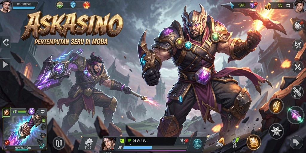 Gameplay seru dan intens di ASKASINO.