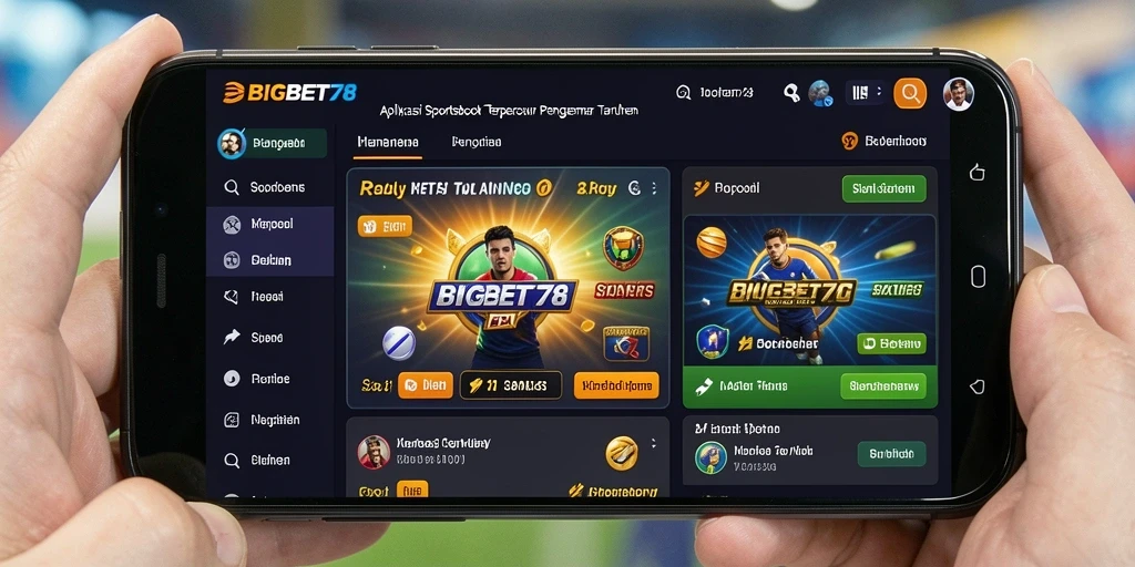 Screenshot utama BIGBET78 menampilkan pengalaman taruhan yang mengasyikkan.