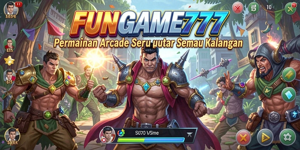 Screenshot gameplay FUNGame777 yang menarik dan penuh warna.