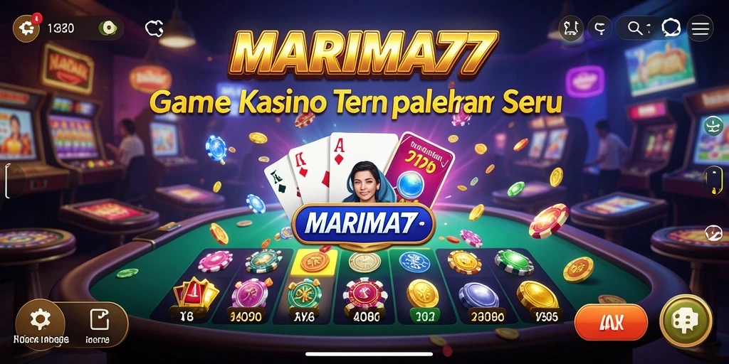 Menampilkan gameplay menarik dari permainan Kasino di MARIMA77.