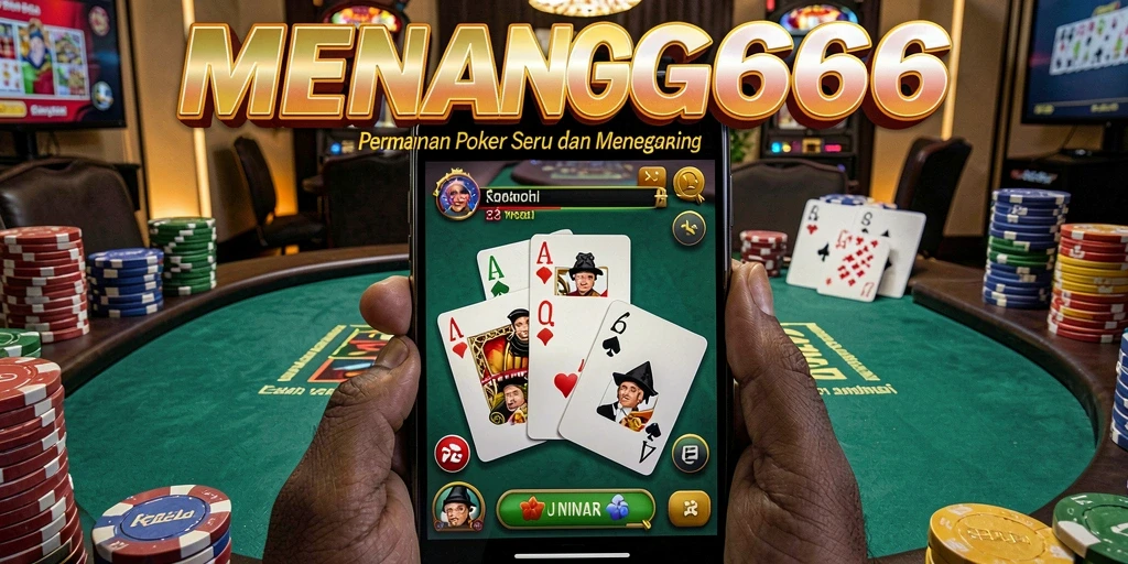 Tampilan gameplay poker yang menegangkan dan menghibur.