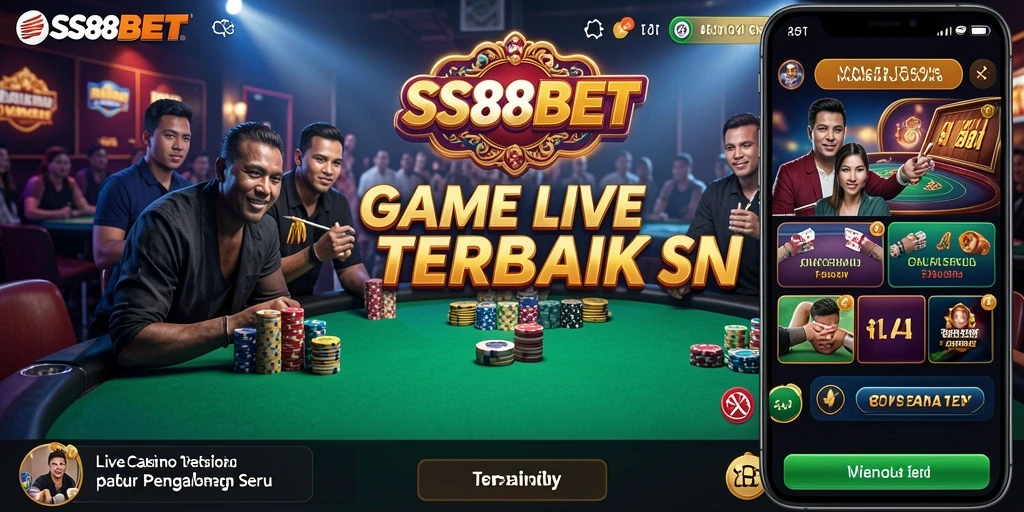 Tampilan gameplay SS88BET yang menawan di Live Casino.