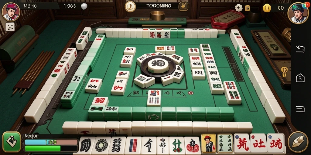 Tampilan gameplay Mahjong yang memikat dan penuh tantangan.